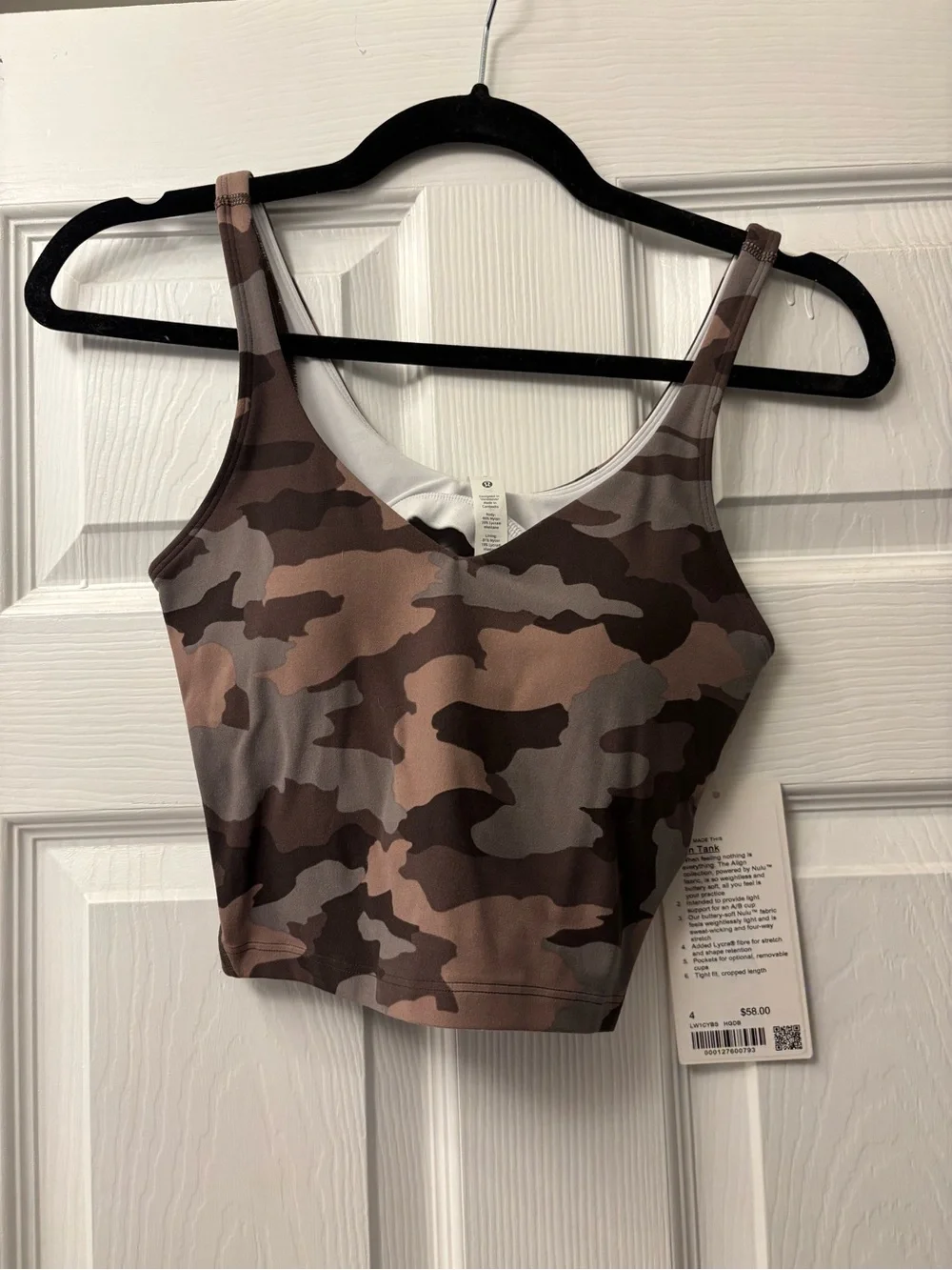 lululemon athletica Brown and Gray Camo Align Tank - Picture 1 of 3